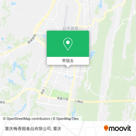 重庆梅香园食品有限公司地图