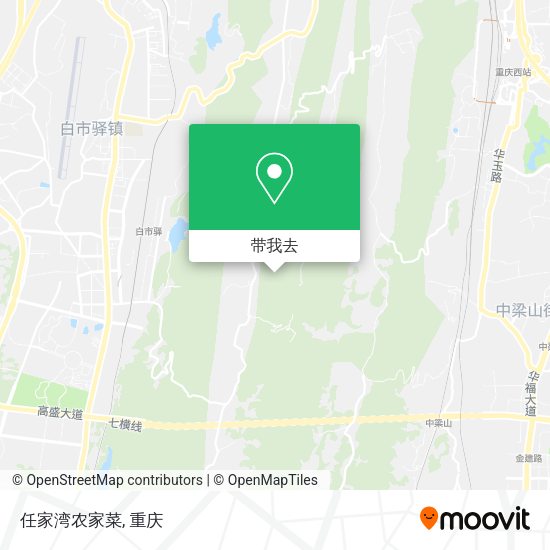 任家湾农家菜地图