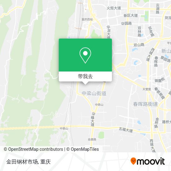 金田钢材市场地图