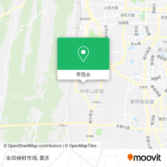 金田钢材市场地图