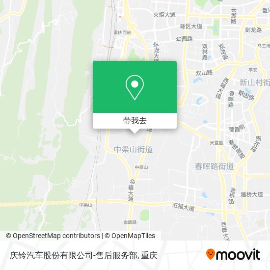 庆铃汽车股份有限公司-售后服务部地图