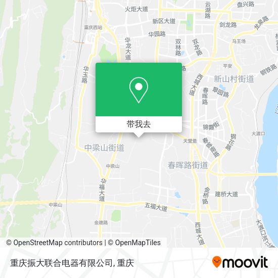 重庆振大联合电器有限公司地图