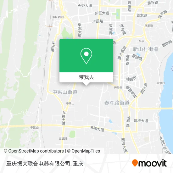 重庆振大联合电器有限公司地图