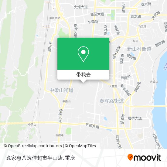 逸家惠八逸佳超市半山店地图