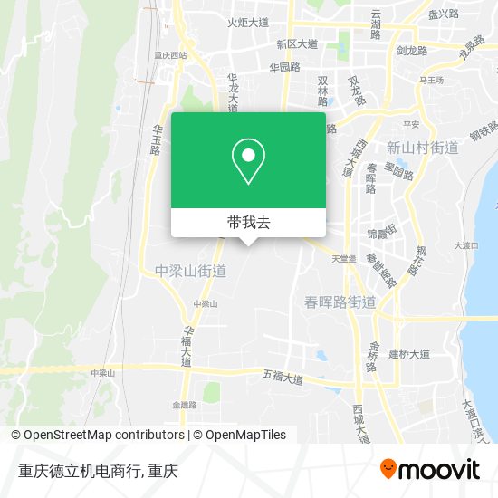 重庆德立机电商行地图