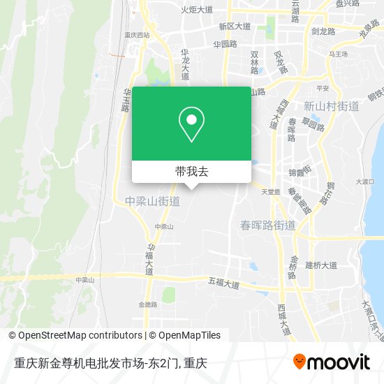 重庆新金尊机电批发市场-东2门地图