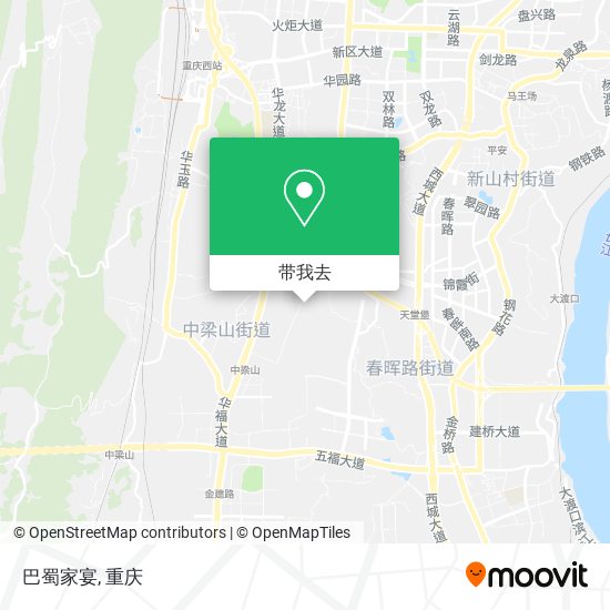 巴蜀家宴地图