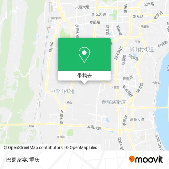 巴蜀家宴地图