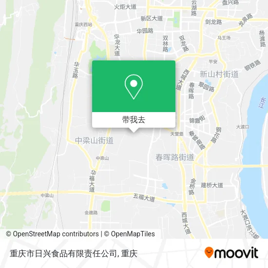 重庆市日兴食品有限责任公司地图