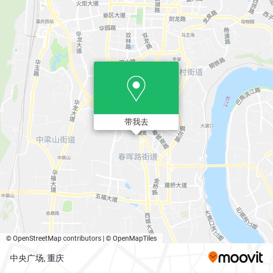 中央广场地图