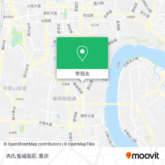 冉氏鬼城面莊地图