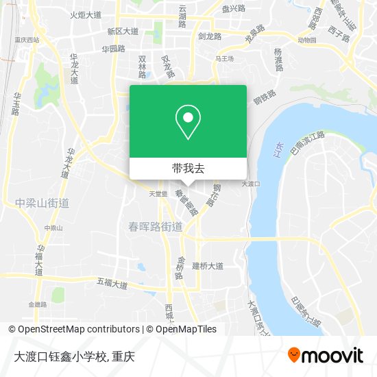 大渡口钰鑫小学校地图