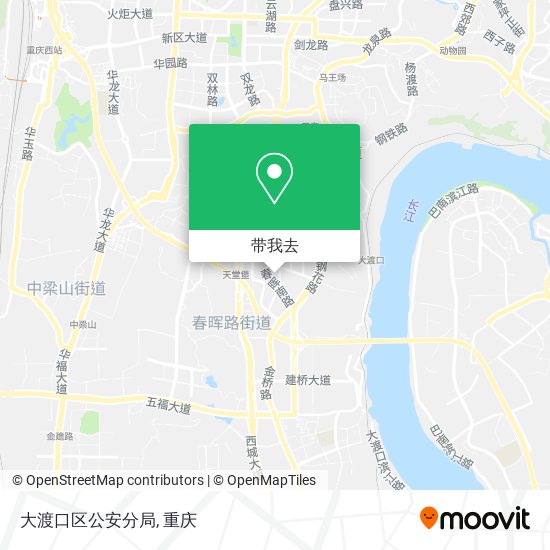 大渡口区公安分局地图