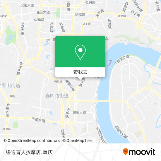 络通盲人按摩店地图