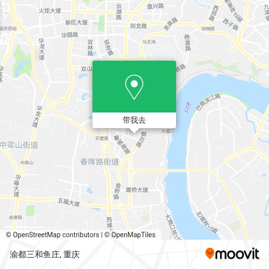 渝都三和鱼庄地图