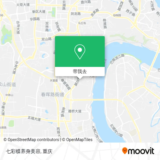 七彩蝶养身美容地图