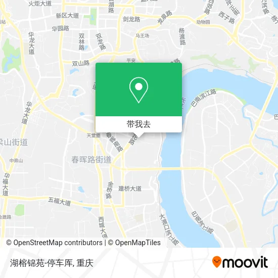 湖榕锦苑-停车厍地图