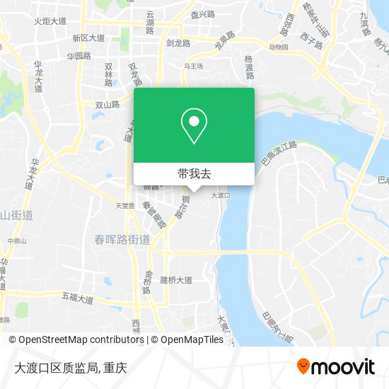 大渡口区质监局地图