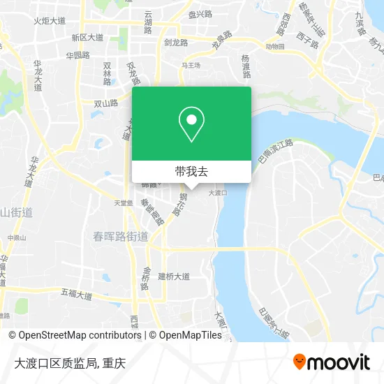 大渡口区质监局地图
