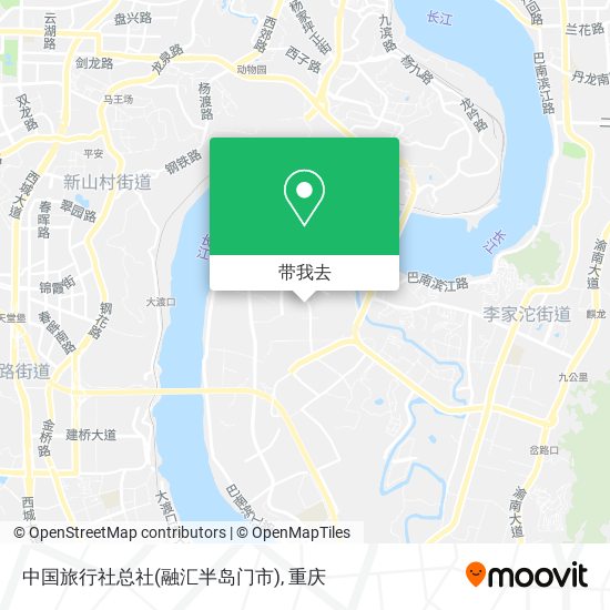 中国旅行社总社(融汇半岛门市)地图