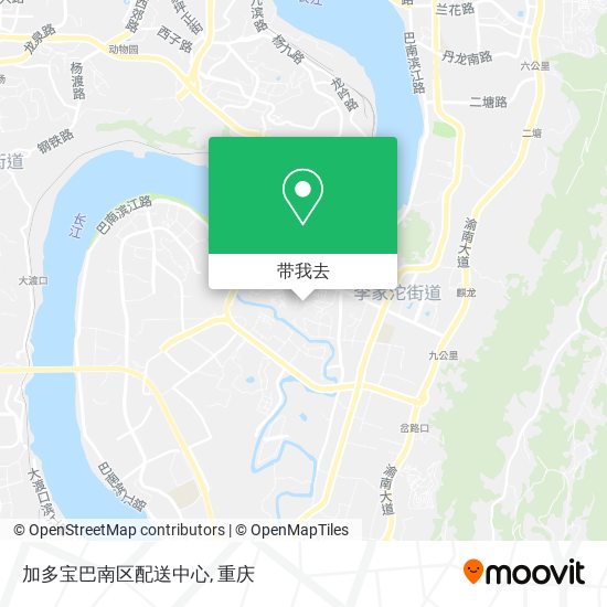 加多宝巴南区配送中心地图