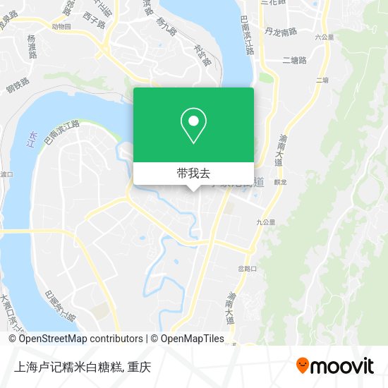 上海卢记糯米白糖糕地图