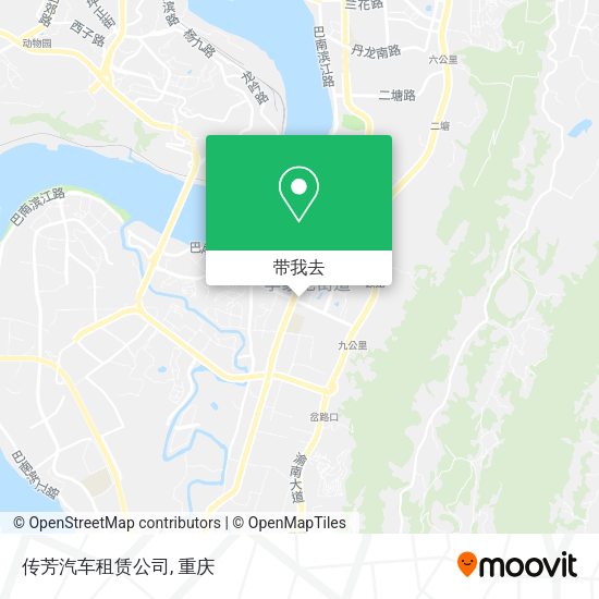 传芳汽车租赁公司地图