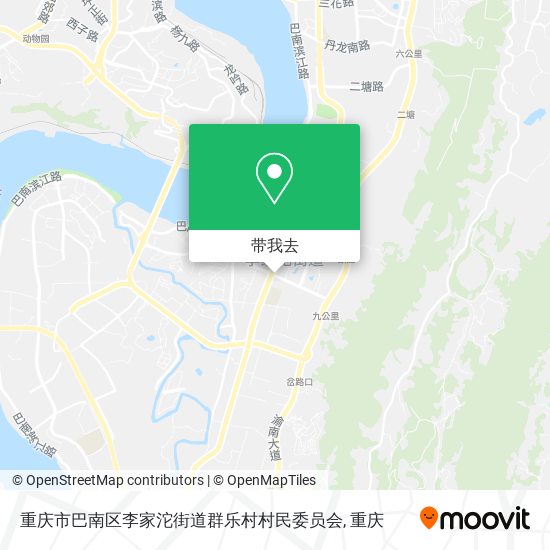 重庆市巴南区李家沱街道群乐村村民委员会地图