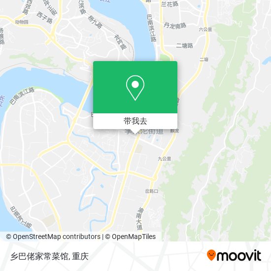 乡巴佬家常菜馆地图