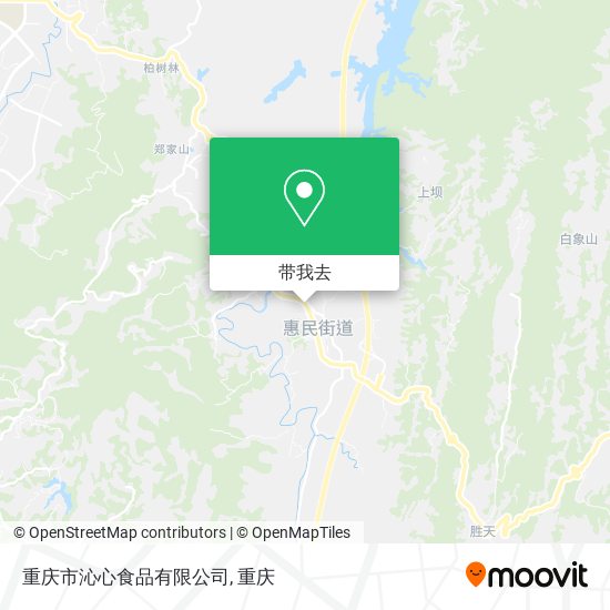 重庆市沁心食品有限公司地图