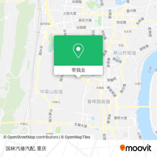 国林汽修汽配地图