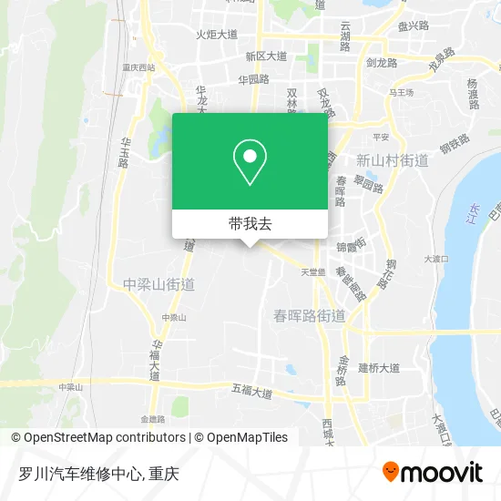 罗川汽车维修中心地图