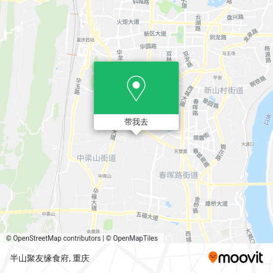 半山聚友缘食府地图