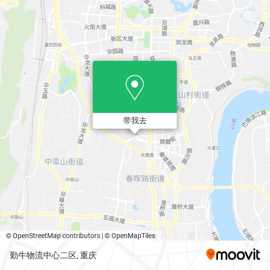 勤牛物流中心二区地图
