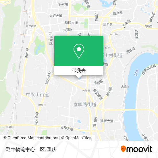勤牛物流中心二区地图