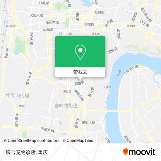 联合宠物诊所地图