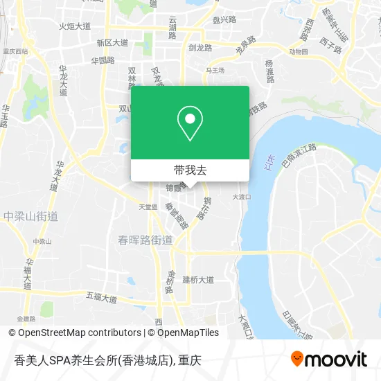 香美人SPA养生会所(香港城店)地图