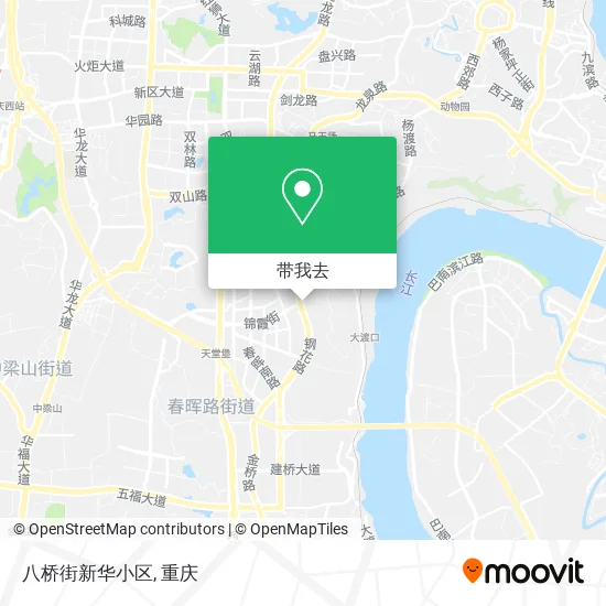 八桥街新华小区地图