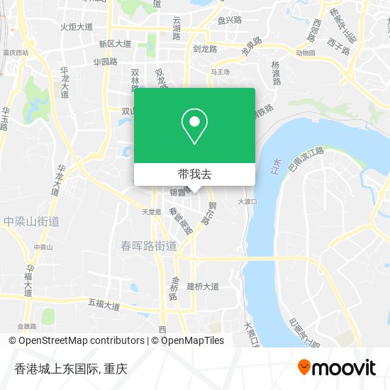 香港城上东国际地图