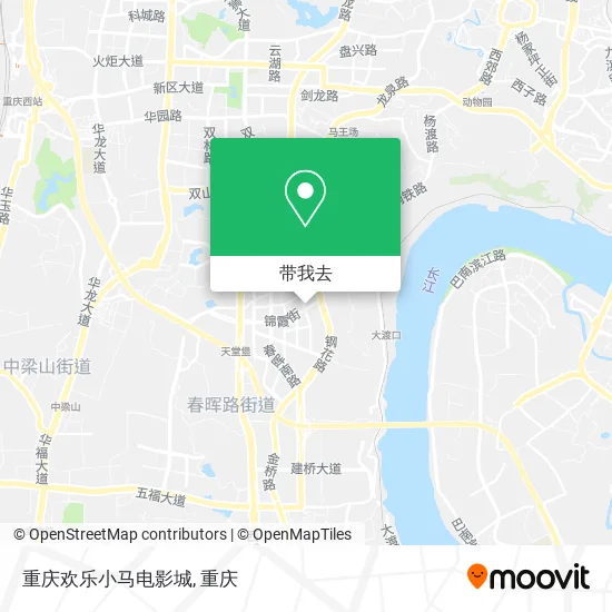 重庆欢乐小马电影城地图