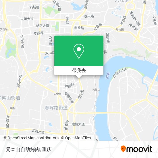 元本山自助烤肉地图