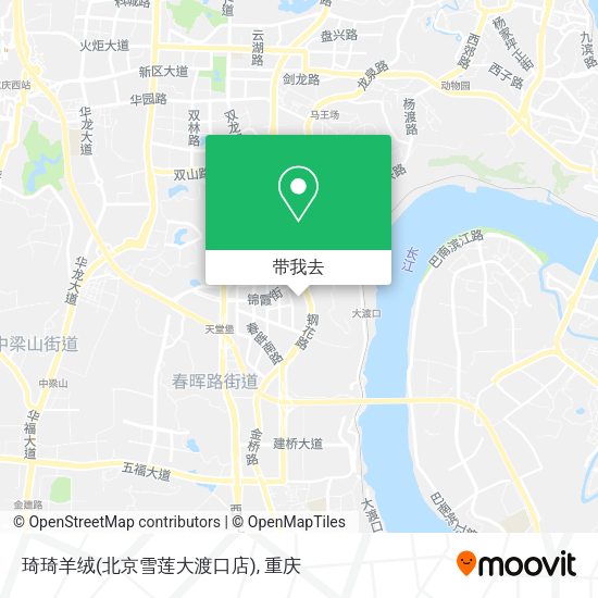 琦琦羊绒(北京雪莲大渡口店)地图