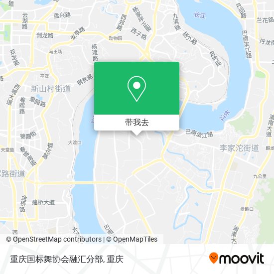 重庆国标舞协会融汇分部地图