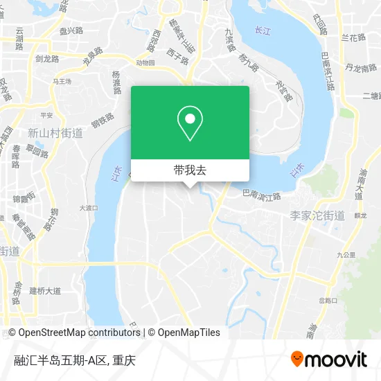 融汇半岛五期-A区地图