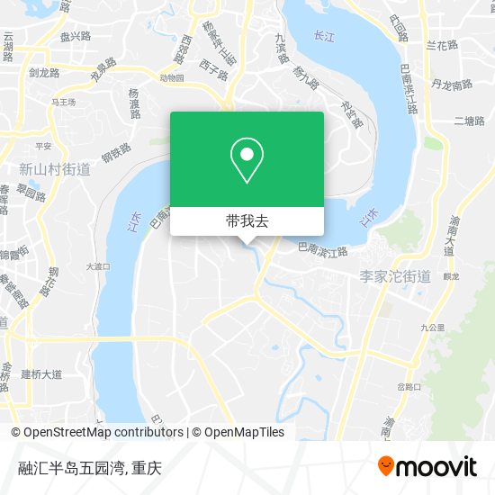 融汇半岛五园湾地图