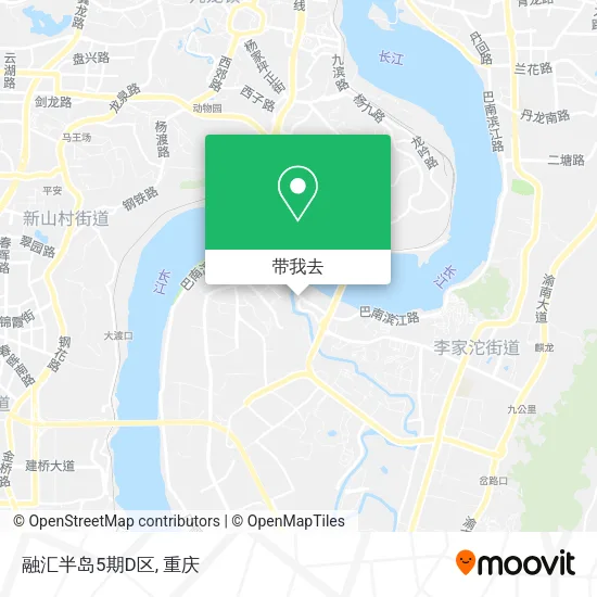融汇半岛5期D区地图