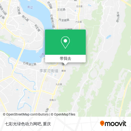 七彩光绿色动力网吧地图