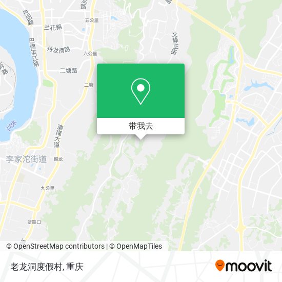 老龙洞度假村地图
