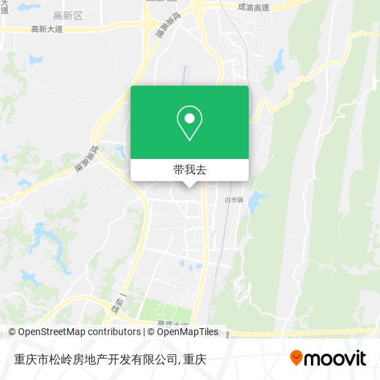 重庆市松岭房地产开发有限公司地图