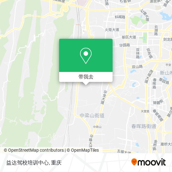 益达驾校培训中心地图